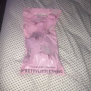 Pretty Little Thing black dress